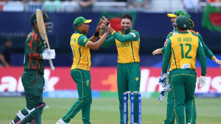 दक्षिण अफ्रिकाको लगातार तेस्रो जित, बंग्लादेश ४ रनले पराजित