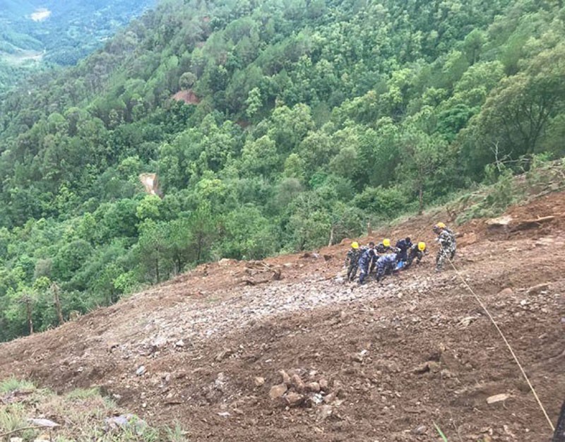 तानसेन पहिरो अपडेट : थप एकको सनाखत, मृतकको संख्या चार पुग्यो