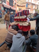 तानसेनमा निकालियो भिमसेनको रथ, हराउँदै रौनकता